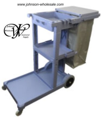 Janitor Cart With 3 Shelves