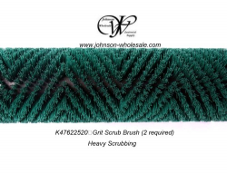 Tornado K47622520 Grit Scrub Brush set of 2 Green