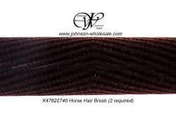 Tornado K47622740 Horse Hair Brush set of 2  Brown