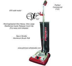 Perfect Commercial P101 Upright Vacuum Cleaner 12 inch