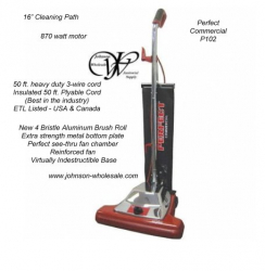 Perfect Commercial P102 Upright Vacuum Cleaner 16 inch