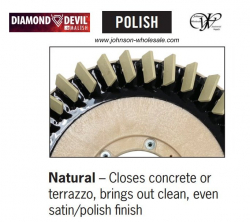 Malish Diamond Devil Concrete/Terrazzo Polish Tool Natural