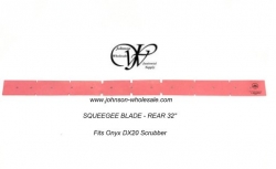 Onyx DX20 W10864 Squeegee Blade Rear 32"
