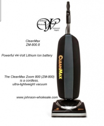 CleanMax ZM-800.8 Battery Powered Upright Vacuum