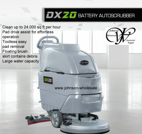 Automatic Scrubber w/ AGM Batteries & Brush