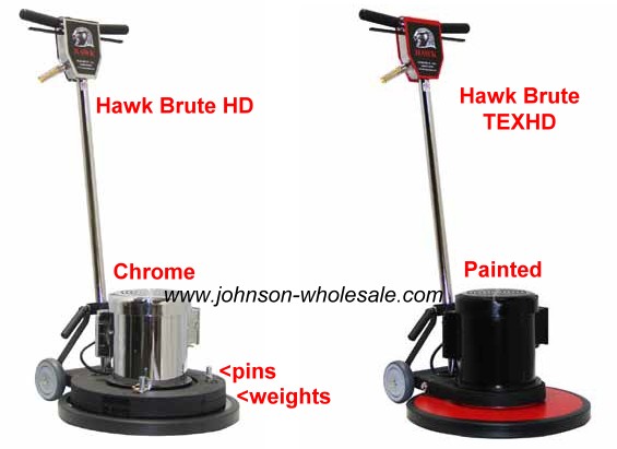 Hawk Brute Buffer Floor Machine Severe Duty 1.5hp