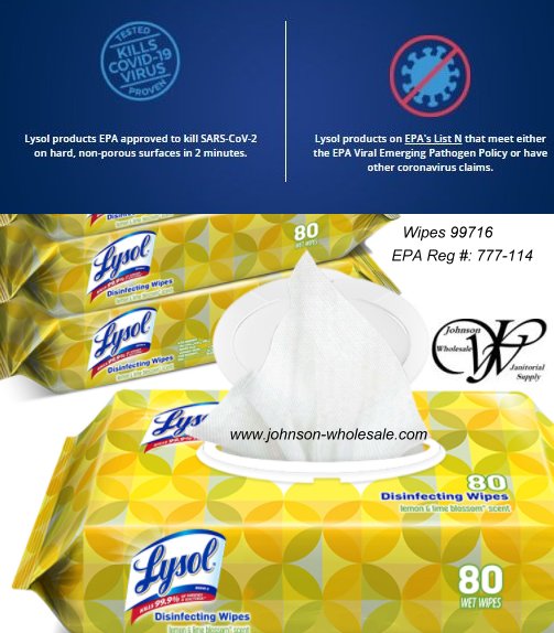 Lysol Disinfecting Wipes Lemon & Lime Blossom