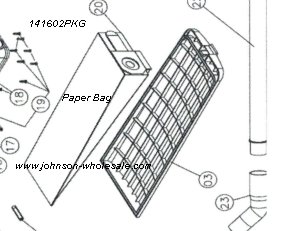 Minuteman V14115PP V17115PP Paper  Bags 141602PKG Click for Price